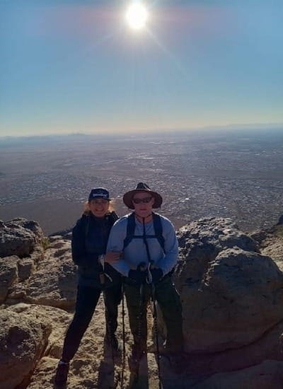 Deborah and David Marsh, Flatiron-Superstition Wilderness AZ, Jan 2025