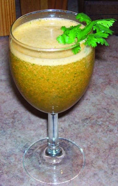 Tangy Carrot Zinger Slushy