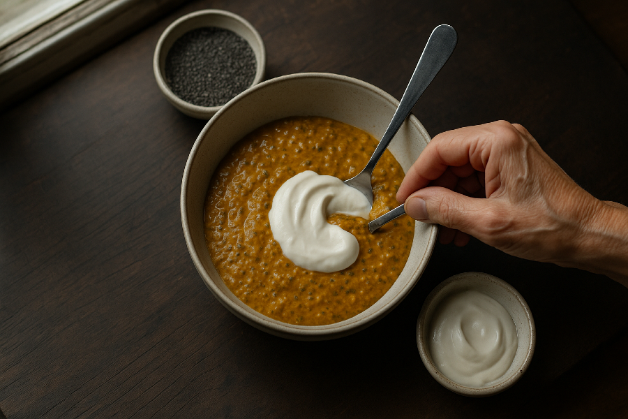 5-Minute Pumpkin Chia “Ghost Cups”