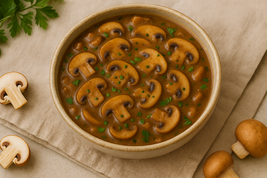 Savory Mushroom Gravy (Raw Inspired)