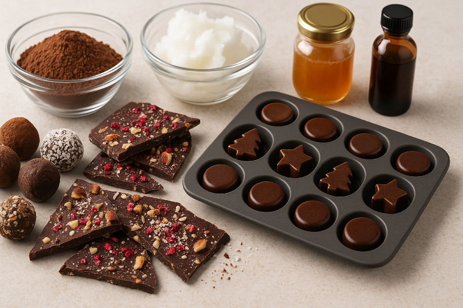 Raw Holiday Chocolate