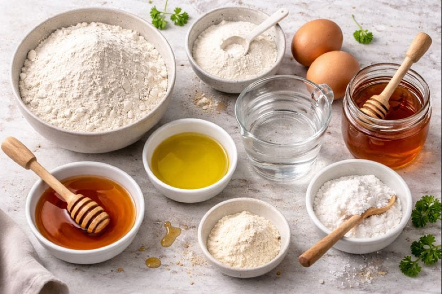 High-Protein Honey Pancakes