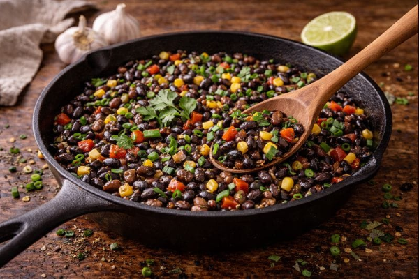 Black Bean Garlic Skillet