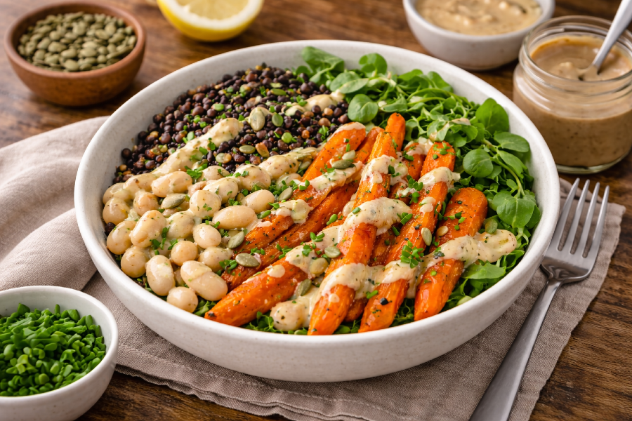 Simple and Satisfying April Focus Foods Power Bowl