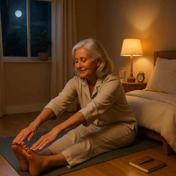 Gentle Evening Stretch for Better Sleep (5 Minutes)